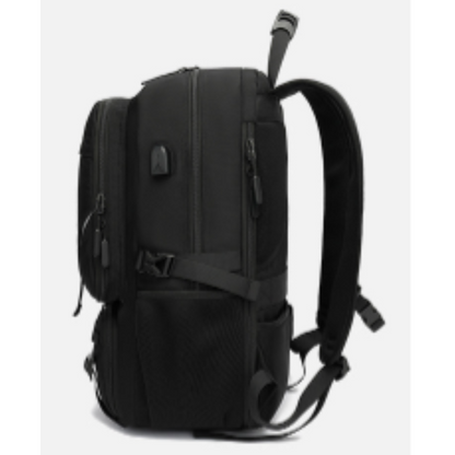 Travel Backpack | Expandable 60L Capacity | Water-Repellent Oxford | Ergonomic Design