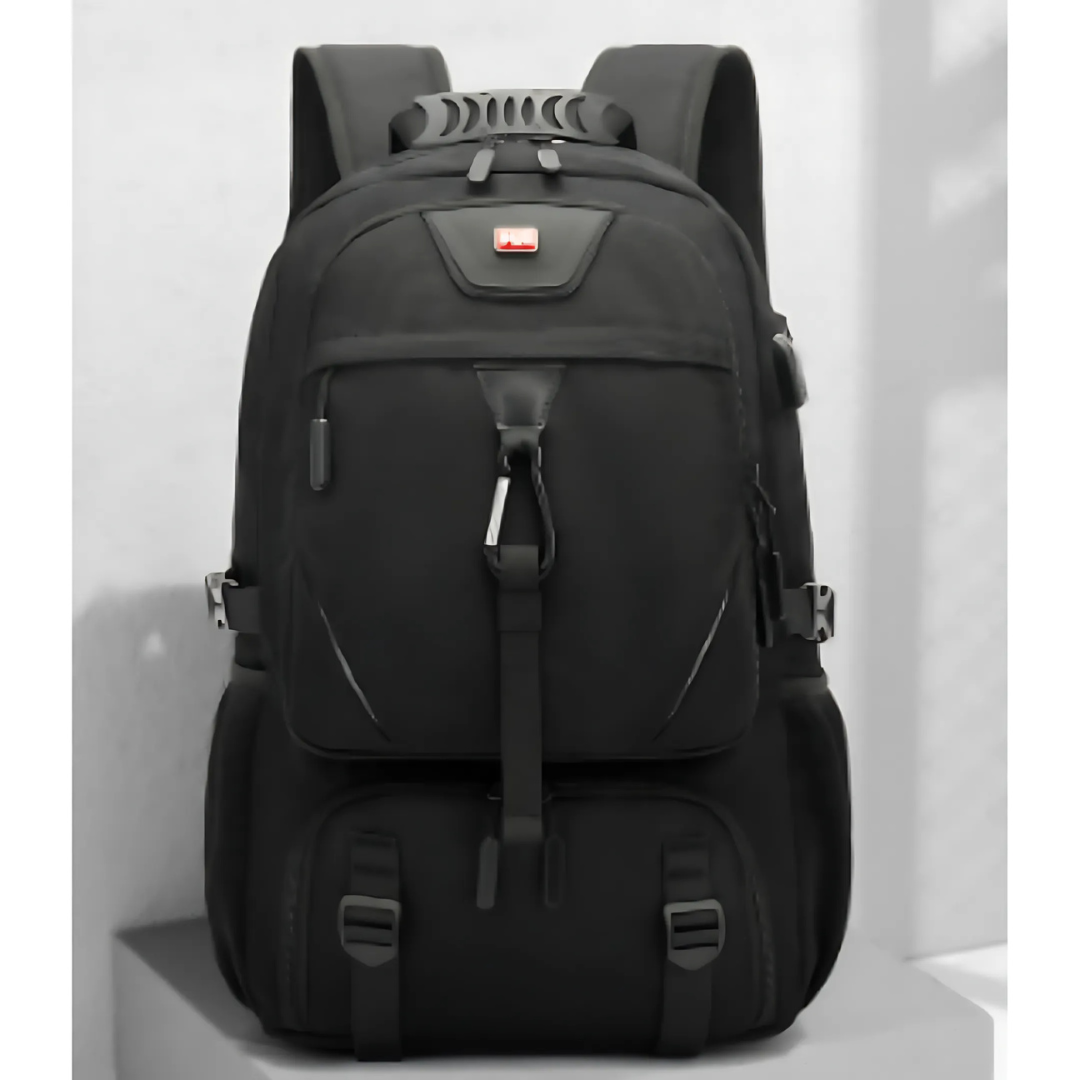 Travel Backpack | Expandable 60L Capacity | Water-Repellent Oxford | Ergonomic Design