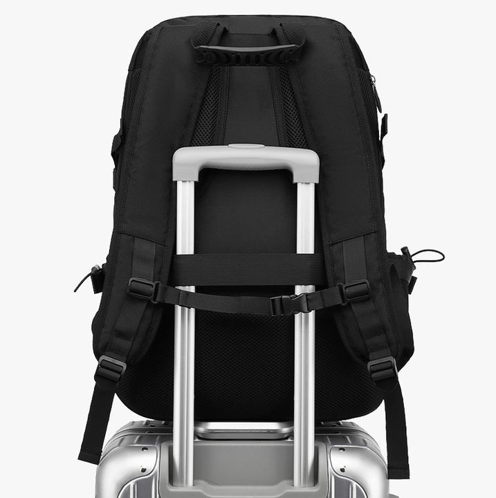 Travel Backpack | Expandable 60L Capacity | Water-Repellent Oxford | Ergonomic Design