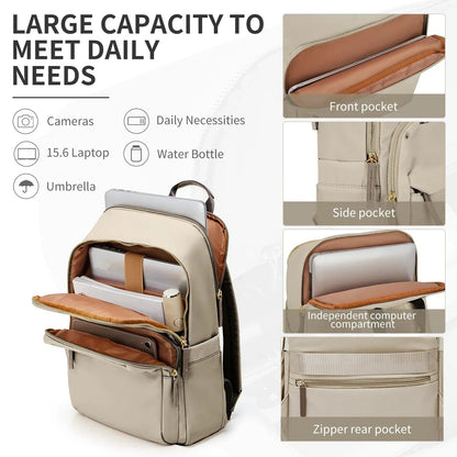 Travel Backpack | Spacious Organized Design | Water-Resistant Polyester, Padded Straps