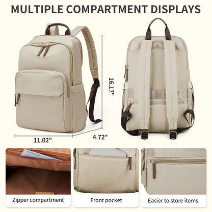 Travel Backpack | Spacious Organized Design | Water-Resistant Polyester, Padded Straps