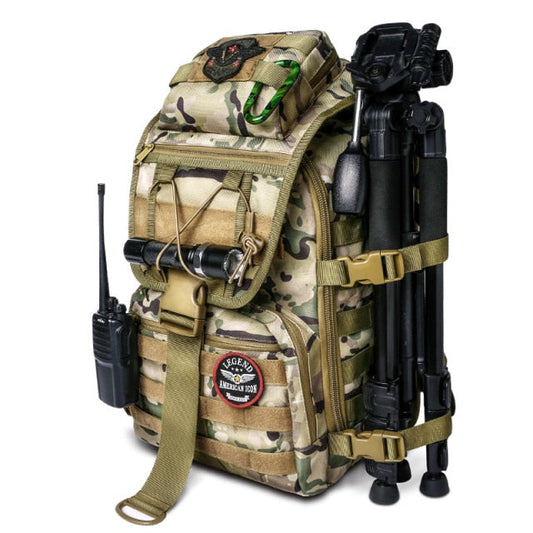 Travel Backpack | Tactical Lightweight with Adjustable Straps | 40L Capacity