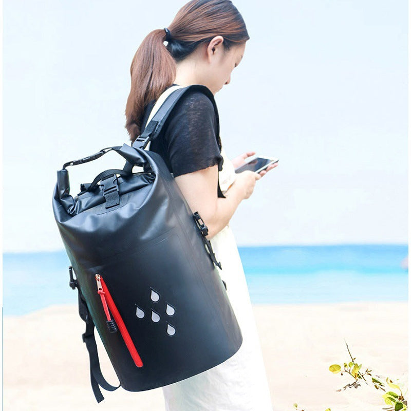 Travel Backpack | Water-Repellent Fabric | Multiple Compartments & Zipper Pocket