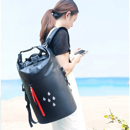 Travel Backpack | Water-Repellent Fabric | Multiple Compartments & Zipper Pocket