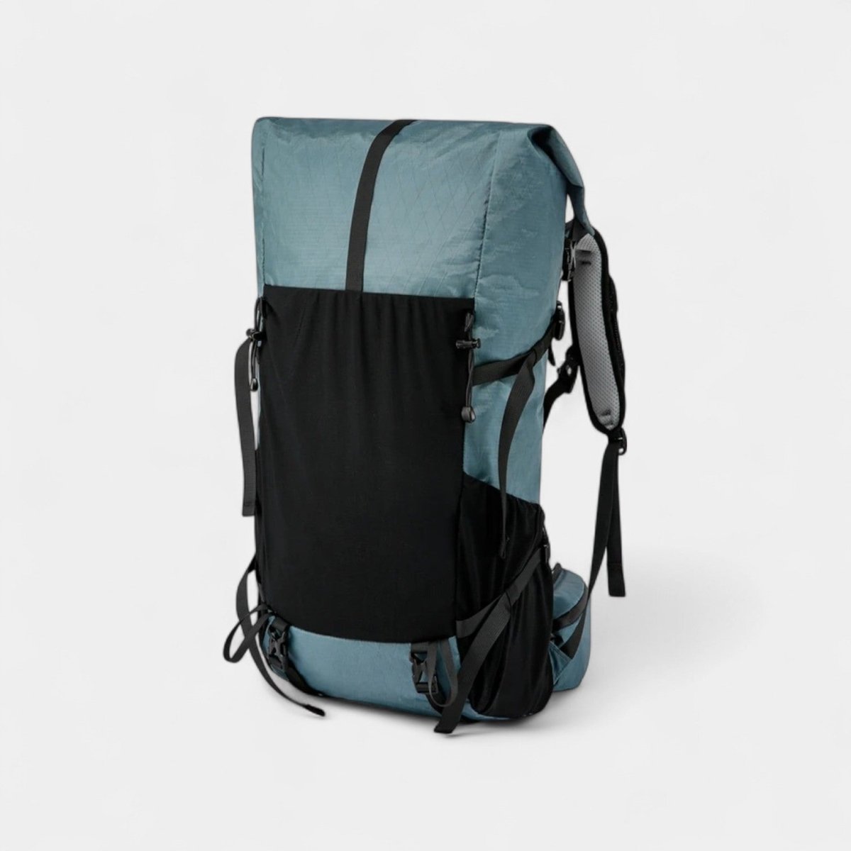 Travel Backpack for Hiking | Ultralight Roll-Top | 50L Capacity, Water-Resistant Ripstop Nylon