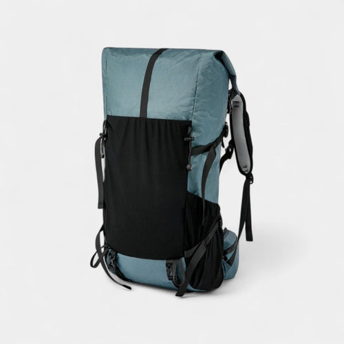 Travel Backpack for Hiking | Ultralight Roll-Top | 50L Capacity, Water-Resistant Ripstop Nylon