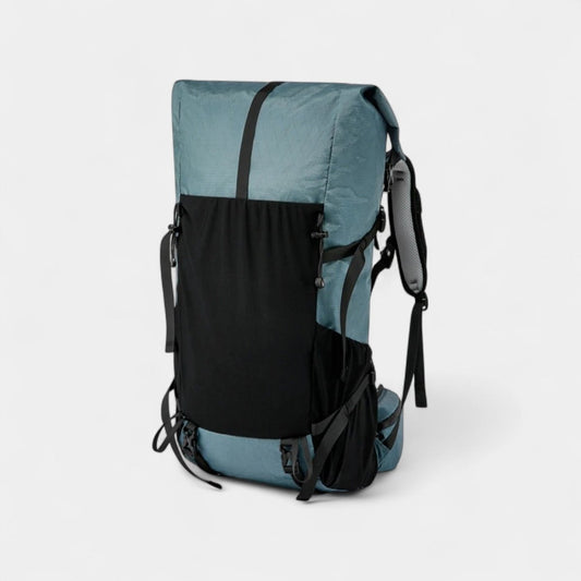 Travel Backpack for Hiking | Ultralight Roll-Top | 50L Capacity, Water-Resistant Ripstop Nylon