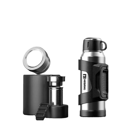 Travel Hiking Thermos | Stainless Steel Insulated | Leakproof Lid | Keeps Drinks Hot & Cold