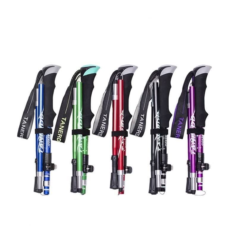 Trekking Poles | Adjustable Telescopic & Foldable | Lightweight Aluminum & Carbon | Ergonomic Grip