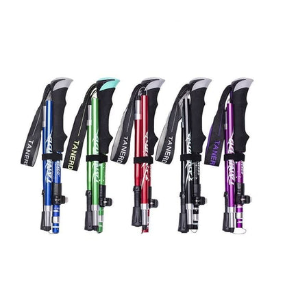 Trekking Poles | Adjustable Telescopic & Foldable | Lightweight Aluminum & Carbon | Ergonomic Grip