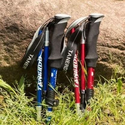 Trekking Poles | Adjustable Telescopic & Foldable | Lightweight Aluminum & Carbon | Ergonomic Grip