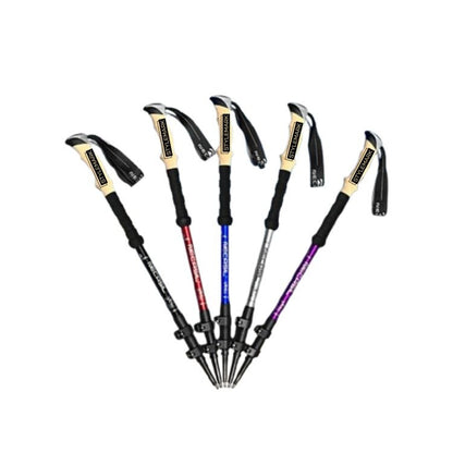 Trekking Poles | Lightweight Anti-Shock Design | Carbon Fiber Construction | Ergonomic Cork Grip