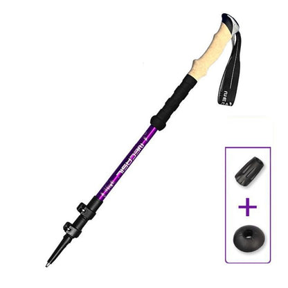 Trekking Poles | Lightweight Anti-Shock Design | Carbon Fiber Construction | Ergonomic Cork Grip