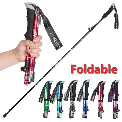 Trekking Poles | Ultralight Telescopic | Adjustable 110–130 cm | Aluminium Shaft & EVA Grip