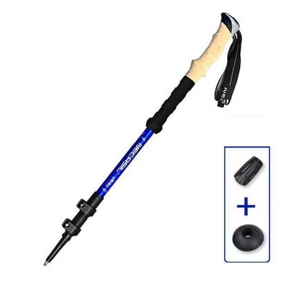 Trekking Poles for Hiking | Anti-Shock System | Lightweight Carbon Fiber & Cork Grip