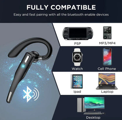 Trucker Headset | Bluetooth 5.1 Dual Mic & Noise-Cancelling | Long Battery Life