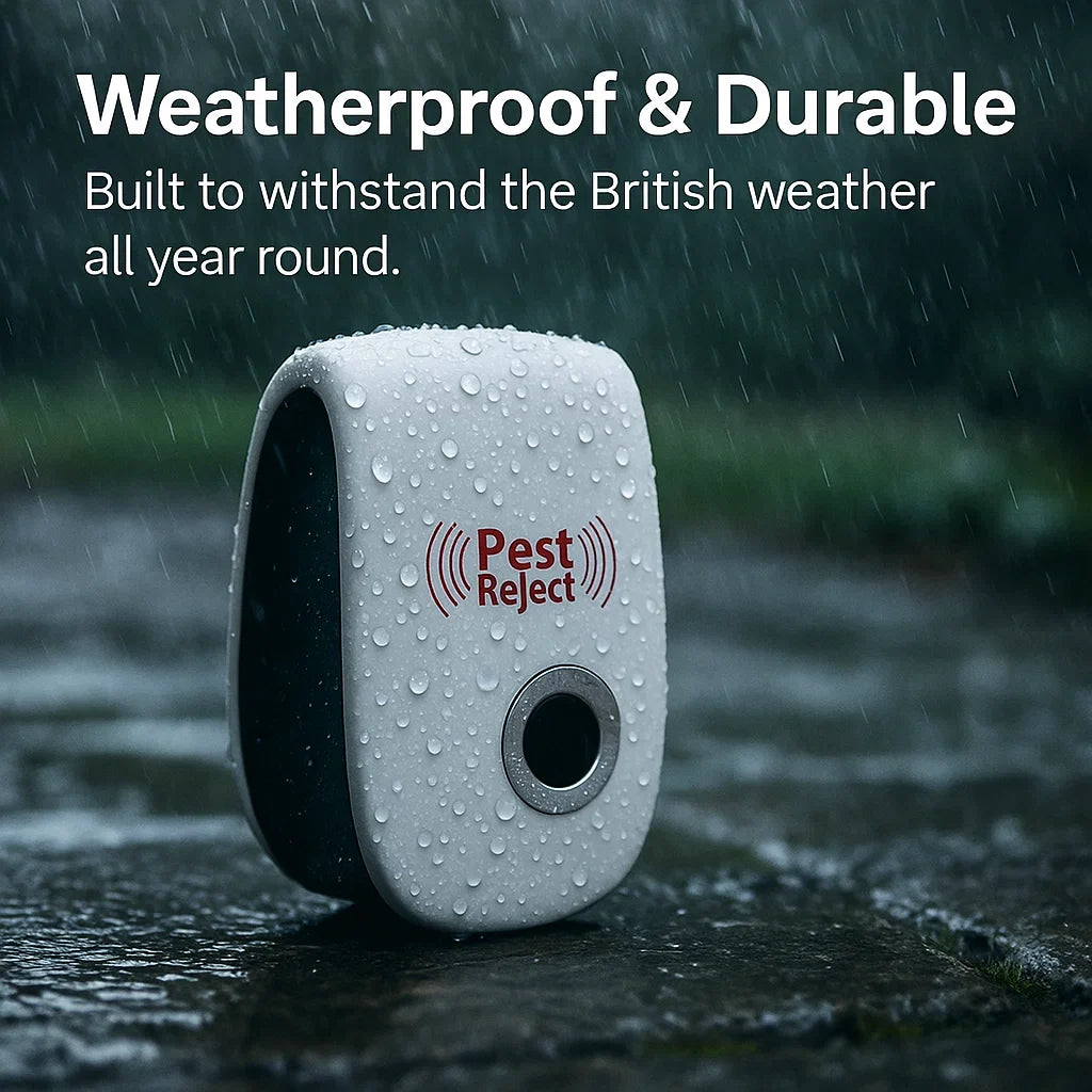 Ultrasonic Squirrel Repeller | Adaptive Frequency Switching | Chemical-Free & Pet-Safe