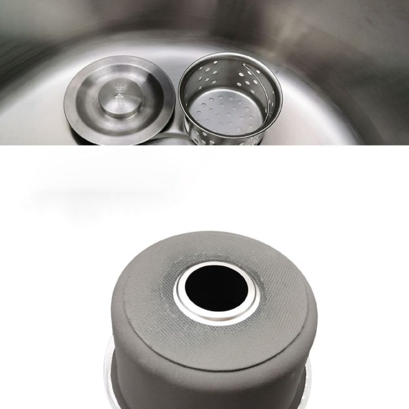 Undermount Round Sink | Stainless Steel Single Basin | Basket Strainer & Drain | Durable Design