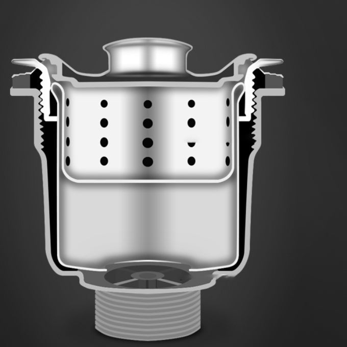 Undermount Round Sink | Stainless Steel Single Basin | Basket Strainer & Drain | Durable Design