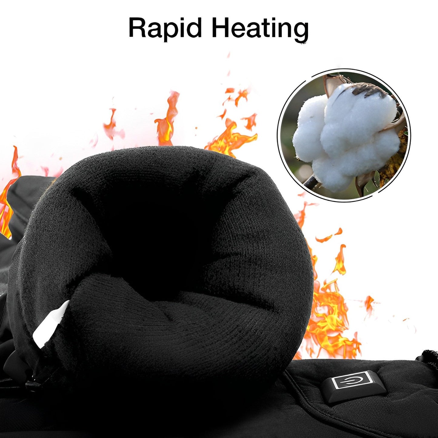 Unisex Heated Gloves | USB Rechargeable, 3 Heat Settings | Up to 8 Hours