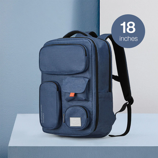 Unisex Hiking Backpack | Large Capacity | Durable Polyester | Fits 17-inch Laptop
