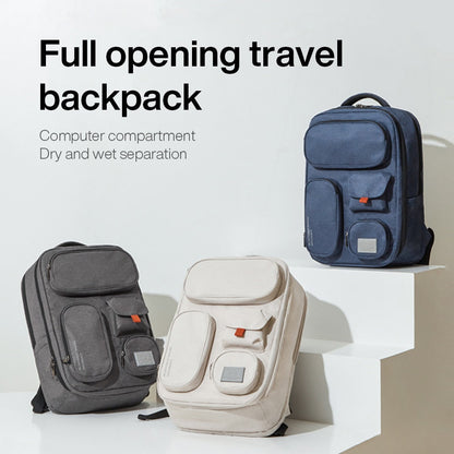 Unisex Hiking Backpack | Large Capacity | Durable Polyester | Fits 17-inch Laptop