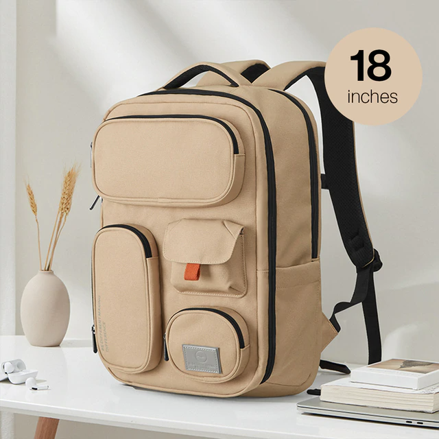 Unisex Hiking Backpack | Large Capacity | Durable Polyester | Fits 17-inch Laptop