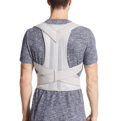 Unisex Lumbar Support Posture Brace | Double Support & Adjustable Straps | Breathable Fabric