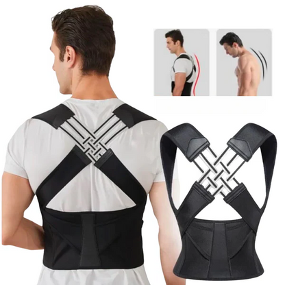 Unisex Posture Corrector | Slim Discreet | Adjustable Straps & Breathable | Comfort Fit