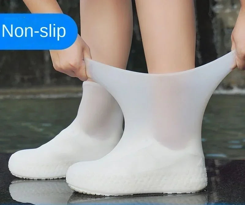 Unisex Silicone Overshoes | Waterproof & Non-Slip | Compact & Reusable | Outdoor Rain Protection