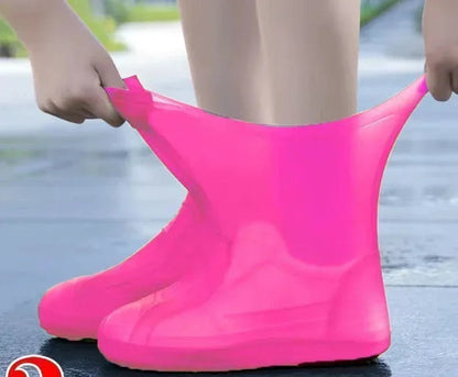 Unisex Silicone Overshoes | Waterproof & Non-Slip | Compact & Reusable | Outdoor Rain Protection