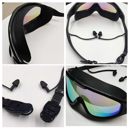 Unisex Swim Goggles | Wide-View Anti-Fog | Silicone Seal & Non-Slip Strap | Comfort Fit