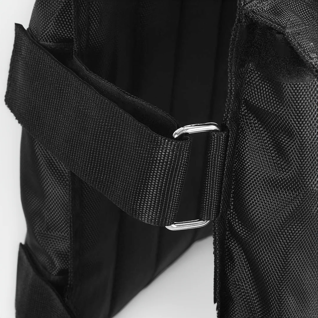 Unisex Weighted Vest | Adjustable 110 lb Capacity | Padded Oxford & Straps | Strength Training