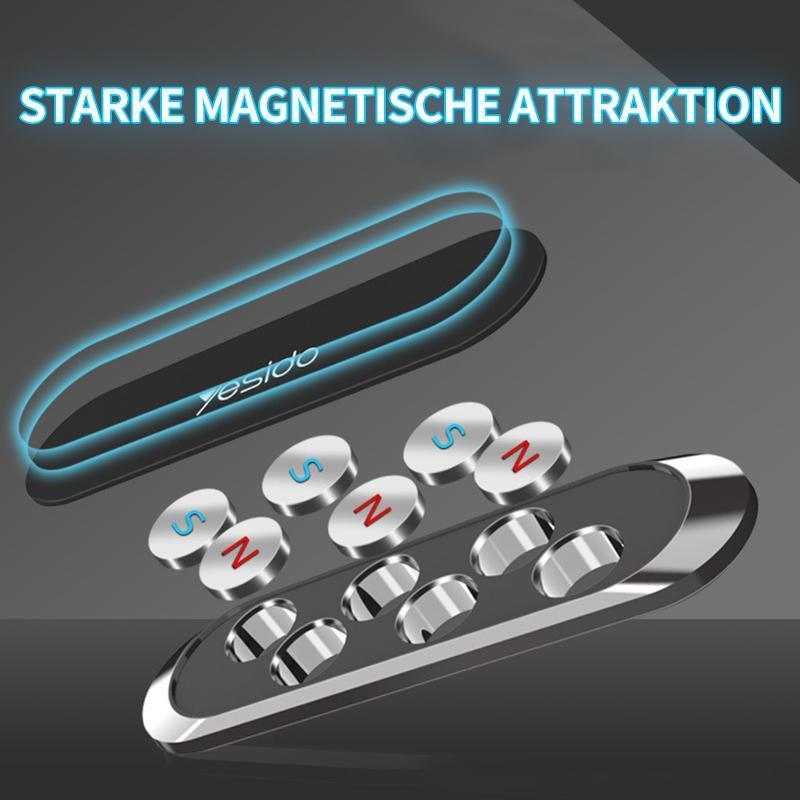 Universal Magnetic Phone Holder | Mount-Free Nano Adhesive | Soft Silicone Surface | 360° Rotation