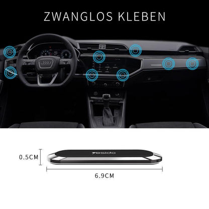 Universal Magnetic Phone Holder | Mount-Free Nano Adhesive | Soft Silicone Surface | 360° Rotation