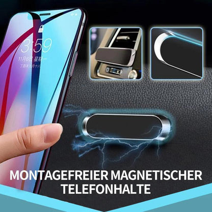 Universal Magnetic Phone Holder | Mount-Free Nano Adhesive | Soft Silicone Surface | 360° Rotation