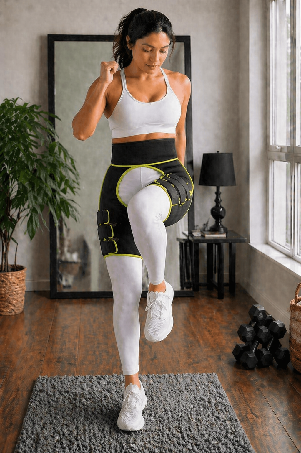 Waist & Thigh Support Band | Adjustable Wrap Panel | Polyester & One Size Fits Most