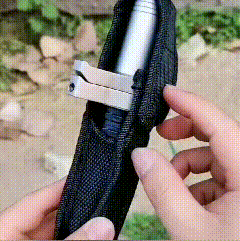 Walking Stick for Hiking & Urban Safety | Spring-Loaded Telescopic | Steel Frame & Anti-Slip Grip