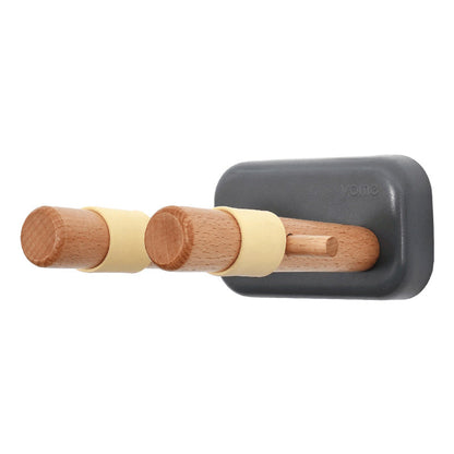 Wall-Mounted Guitar Holder | Heavy-Duty Adjustable Mount | Wood & Metal | Space-Saving