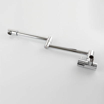 Wall-Mounted Pot Filler Faucet | Low-Profile Swivel Spout | Single-Handle Copper | 19.5 in Reach
