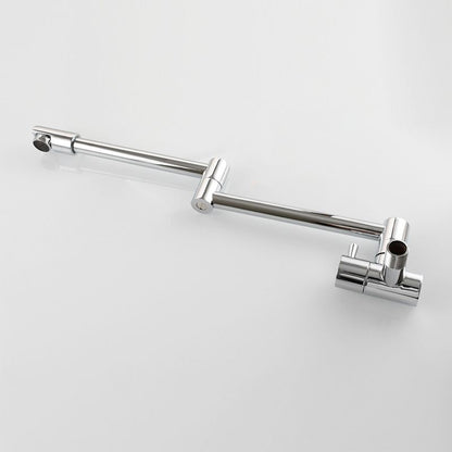Wall-Mounted Pot Filler Faucet | Low-Profile Swivel Spout | Single-Handle Copper | 19.5 in Reach
