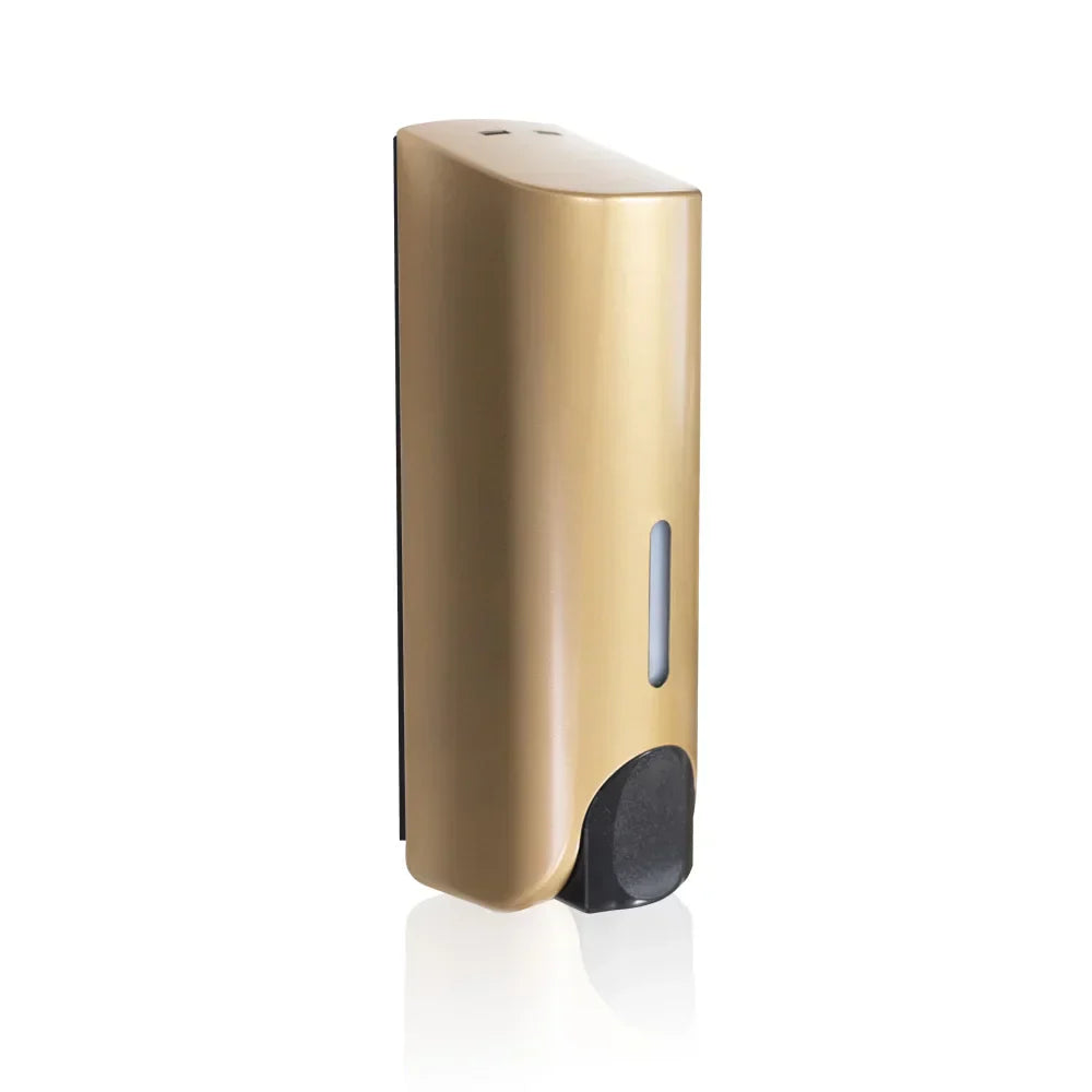 Wall-Mounted Shower Dispenser | 350ml Refillable Pump | Transparent Reservoir | Space-Saving