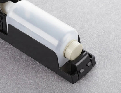Wall-Mounted Shower Dispenser | 350ml Refillable Pump | Transparent Reservoir | Space-Saving