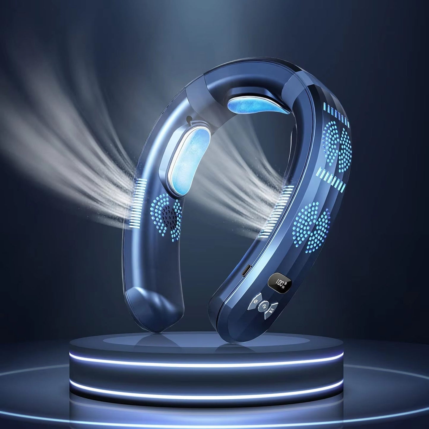 Wearable Neck Fan | Cooling & Heating | 8-Hour Battery | Whisper-Quiet