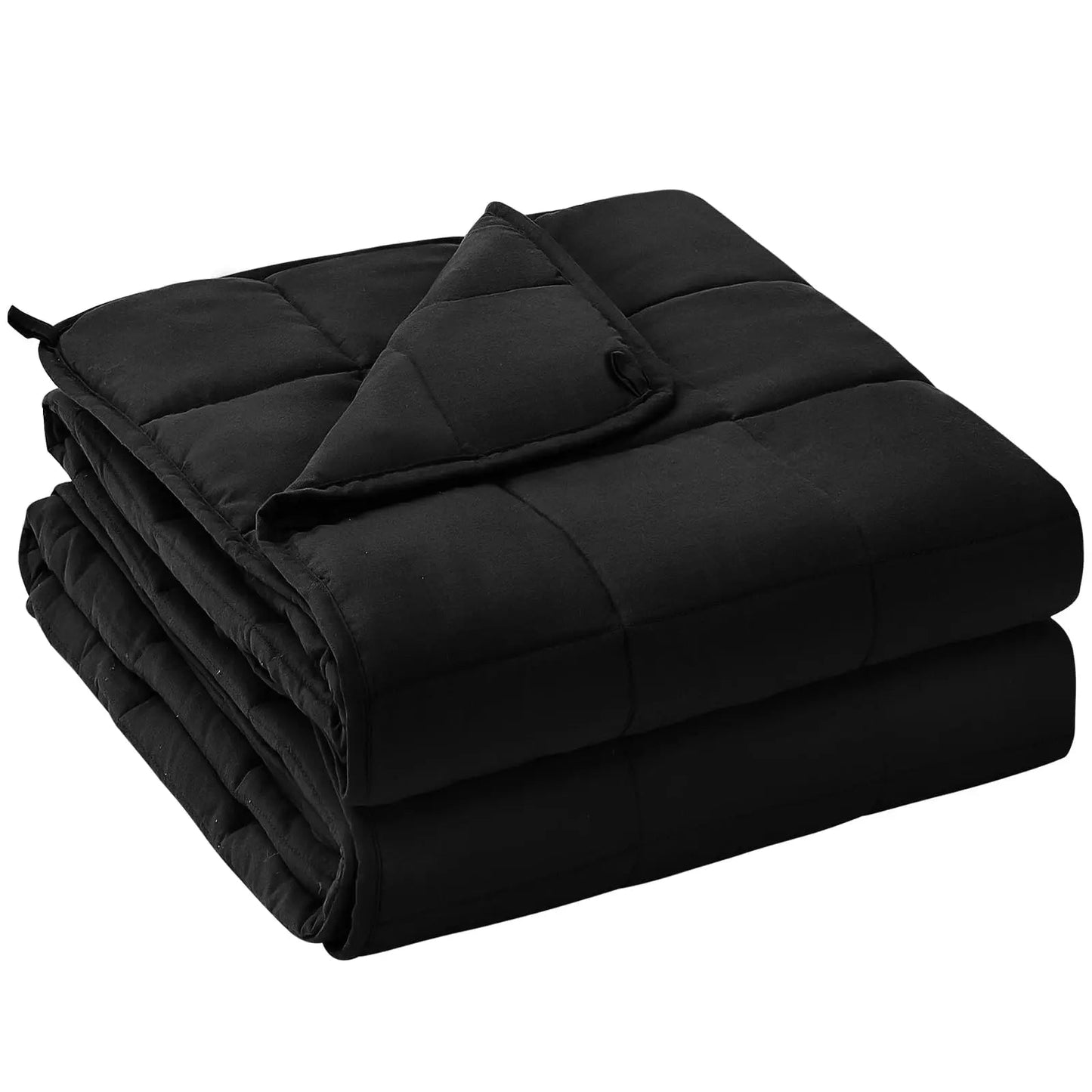 Weighted Blanket | Cooling Breathable Microfiber | Even Weight Distribution & Glass Beads