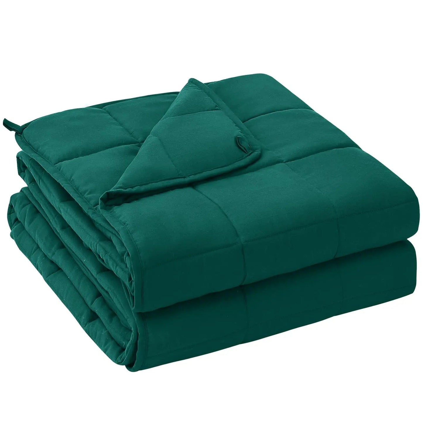 Weighted Blanket | Cooling Breathable Microfiber | Even Weight Distribution & Glass Beads