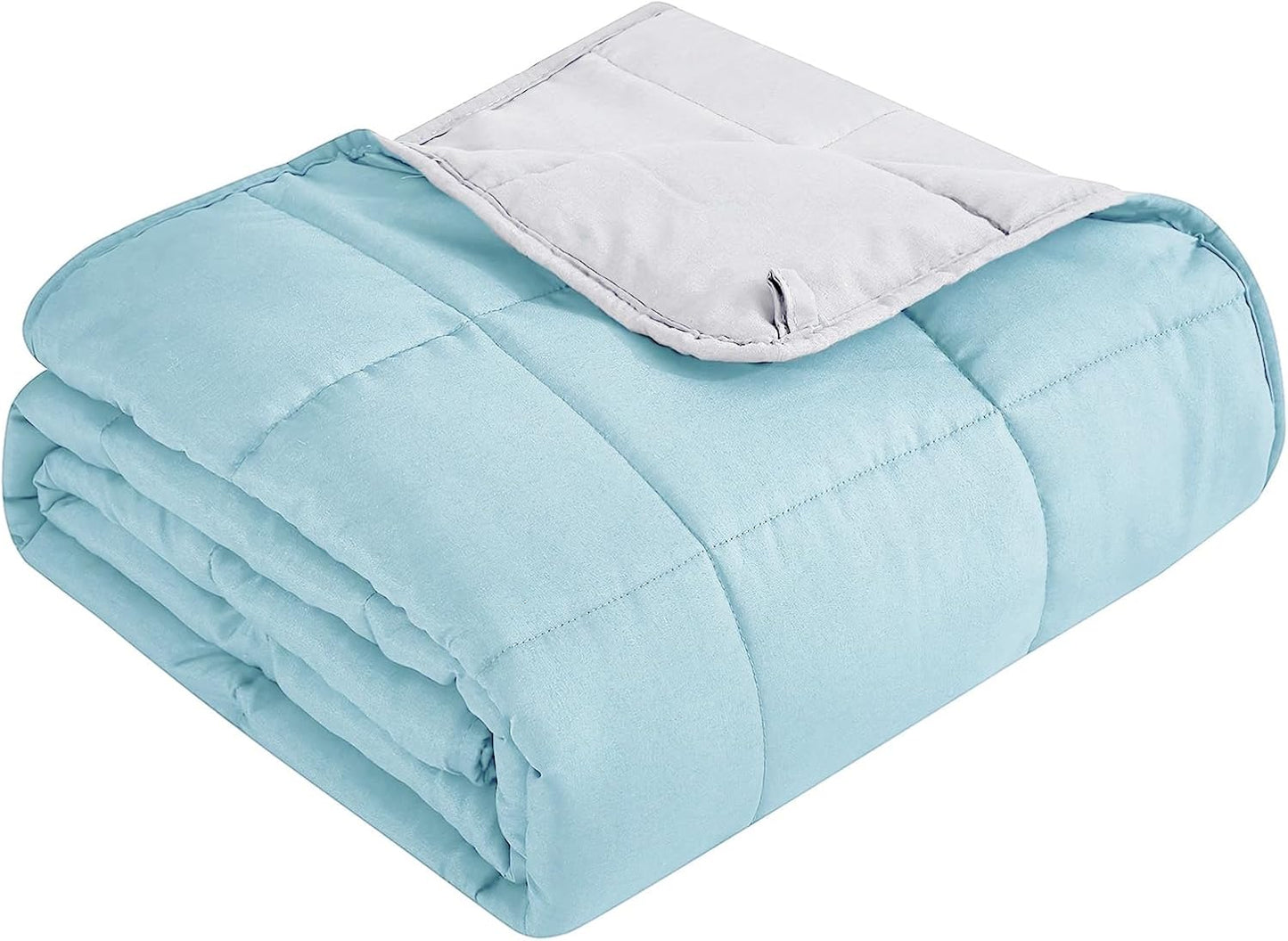 Weighted Blanket for Adults | Cooling Microfiber Breathable | Even Weight Distribution & Stress Relief