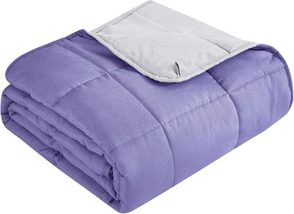 Weighted Blanket for Adults | Cooling Microfiber Breathable | Even Weight Distribution & Stress Relief
