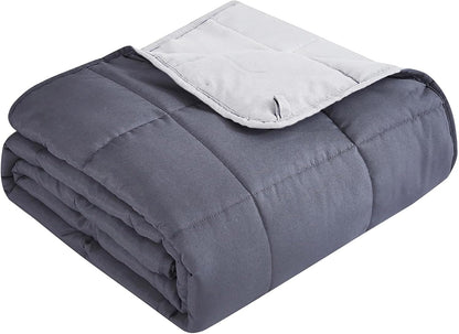 Weighted Blanket for Adults | Cooling Microfiber Breathable | Even Weight Distribution & Stress Relief