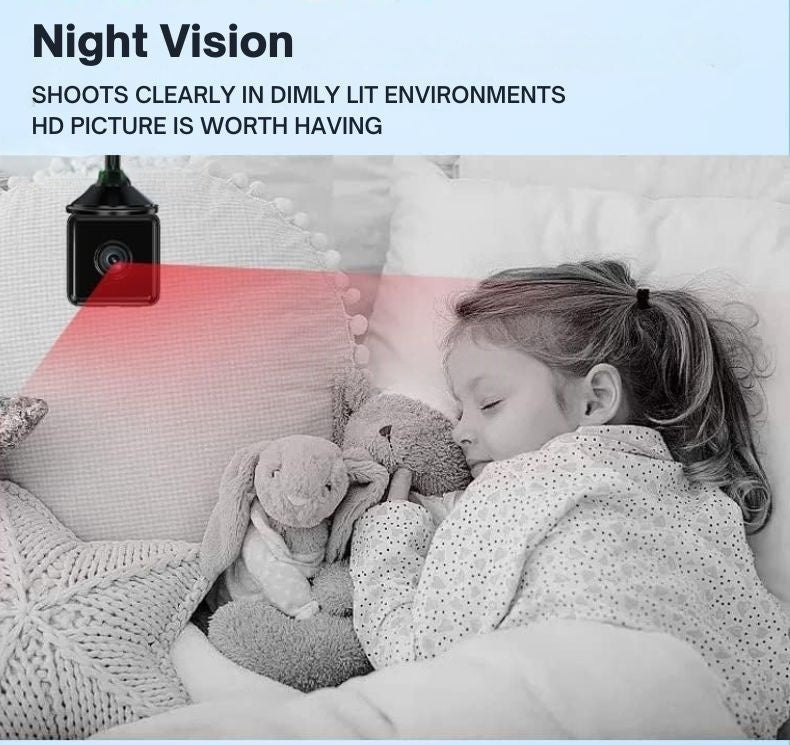WiFi Security Camera | Full HD & Night Vision | App-Controlled & Long Battery | Indoor/Outdoor Use